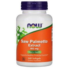 Saw Palmetto Extract 160mg, 240 softgels, Now Foods