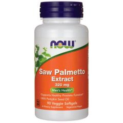 Saw Palmetto Extract with Pumpkin Seed Oil, 320mg | Now Foods 