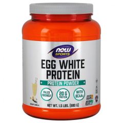 Eggwhite Protein Vanille, now foods