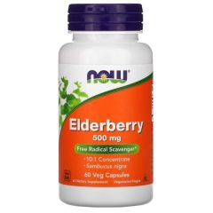 Elderberry (Sambucus nigra), 10:1 Concentrate - Now Foods, vlierbessen 