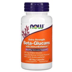 Beta-Glucans with ImmunEnhancer™ Extra Strength - Now Foods