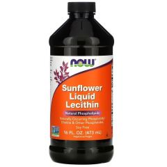 Sunflower Lecithin Liquid, Now Foods, vloeibare zonnebloem lecithine