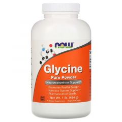 glycine pure powder now foods