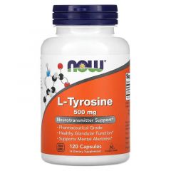 L-Tyrosine 500mg, Now Foods