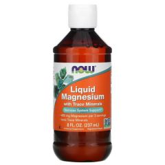 liquid magnesium with trace minerals, now foods