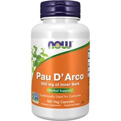 Pau D'Arco 500 mg (100 capsules), Now Foods