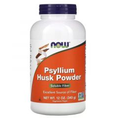psylliumvezels, psyllium husk powder, now foods
