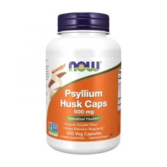 NOW Psyllium Husk caps 500mg, 200 veg capsules
