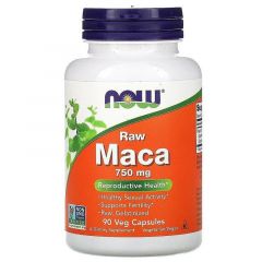 Raw Maca 750 mg, now foods