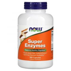 super enzymes capsules, now foods