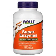 Super Enzymes, 180 tabletten, now foods
