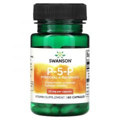 P-5-P Pyridoxal-5-Phosphate, 20 mg, 60 Capsules, Swanson