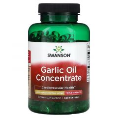 Garlic Oil Concentrate 1500mg | Swanson, 500 softgels