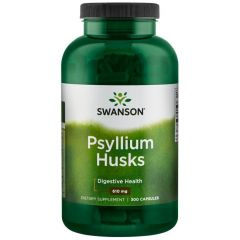 Psyllium husks 610mg - 300 caps, Swanson