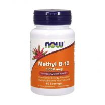 Methyl B-12 5000mcg, 60 lozenges | Now Foods 