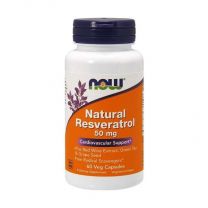 NOW Foods Natural Resveratrol 50mg