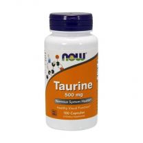 taurine 500 mg now foods