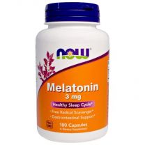 Melatonin 3 mg capsules | Now Foods