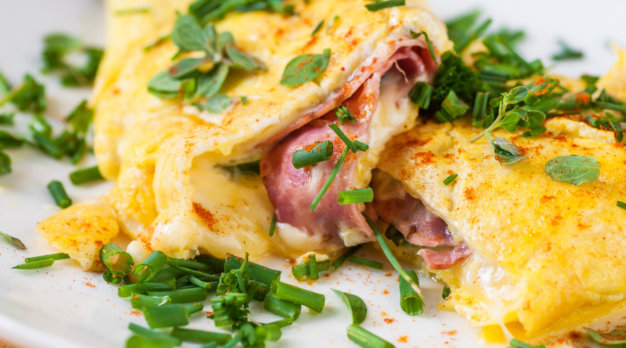 Omelet met ham - Bodystore.nl