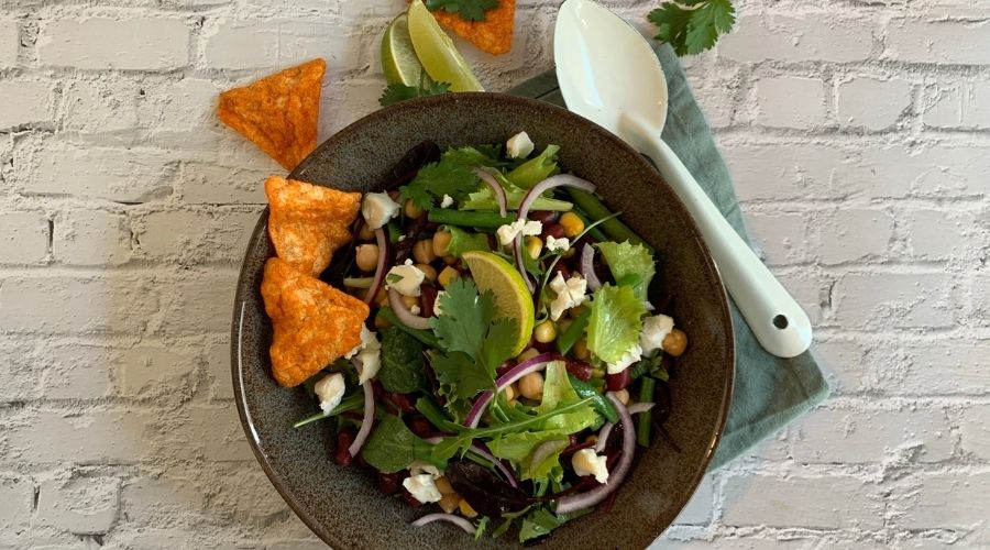 Mexicaanse bonensalade met geitenkaas - Bodystore.nl